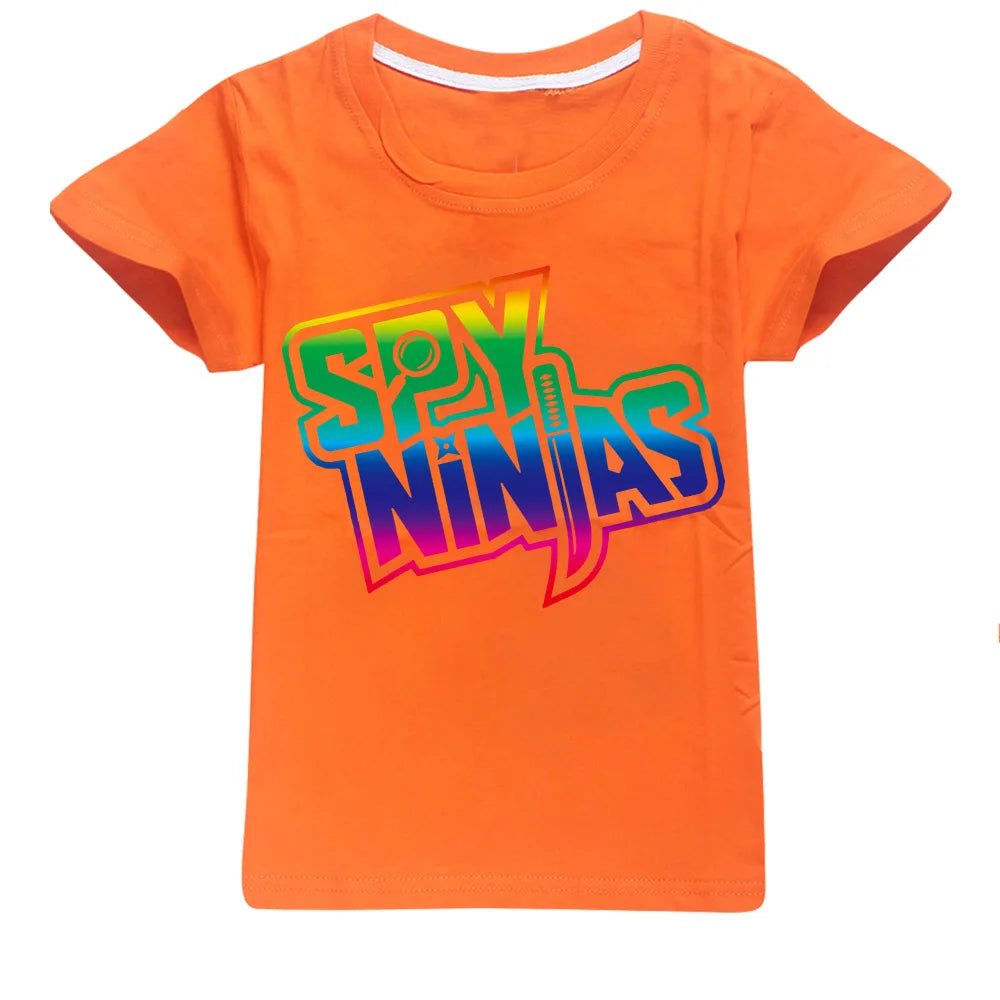 Daniel SPY NINJA Cartoon Casual O-Neck Tees - GuGuTon baby store - Baby Fashion - Toddlers Outfits - Babies Outfits - Toddler Clothes - Kids Clothing - Newborn Clothes - Newborn Wear - Kids Wear - Trending Clothes - Trending Outfits - Fall Fashion - Winter Fashion - Girls Clothes - Boys Clothes - Babies Wear - Kids Accessories - KidsWear - Summer Clothes - Summer Fashion - Summer Trend - Falls Sweaters - Tops - Bottom - Jeans - Blouse - Dresses - Newborn Dresses - Toys