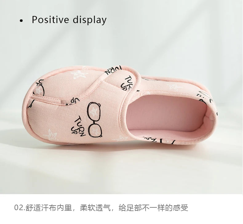 Spring Autumn New Cute Women  Comfort Slippers House Shoes