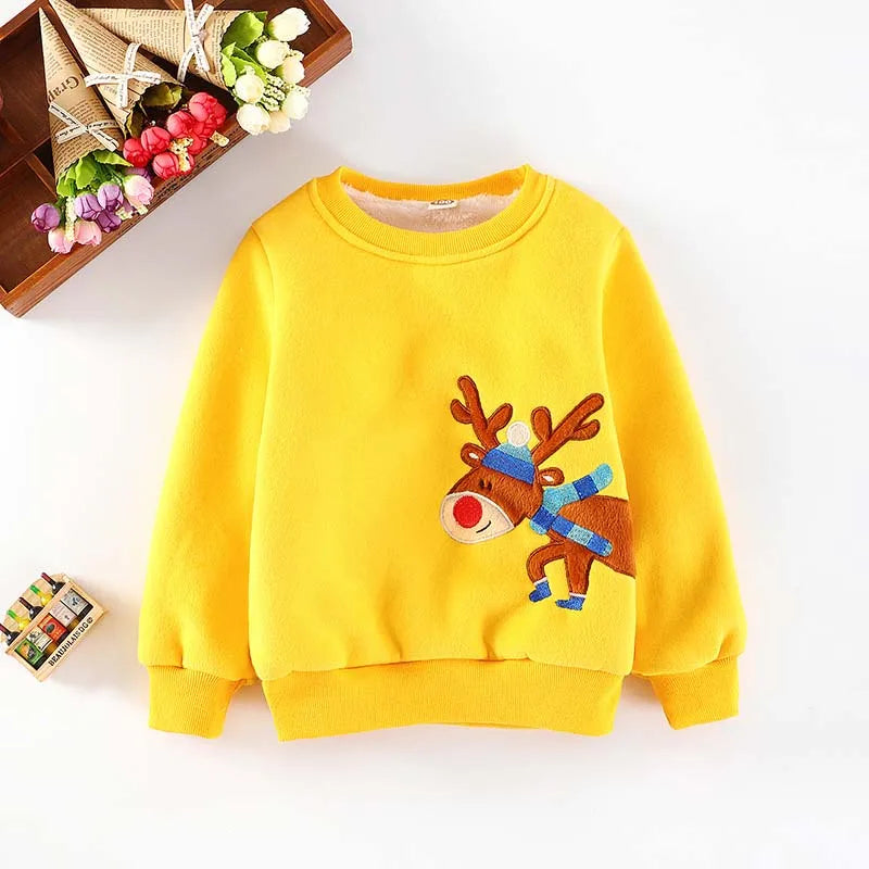 Teodoro Cartoon Elk Pullover Sweater - GuGuTon baby store - Baby Fashion - Toddlers Outfits - Babies Outfits - Toddler Clothes - Kids Clothing - Newborn Clothes - Newborn Wear - Kids Wear - Trending Clothes - Trending Outfits - Fall Fashion - Winter Fashion - Girls Clothes - Boys Clothes - Babies Wear - Kids Accessories - KidsWear - Summer Clothes - Summer Fashion - Summer Trend - Falls Sweaters - Tops - Bottom - Jeans - Blouse - Dresses - Newborn Dresses - Toys