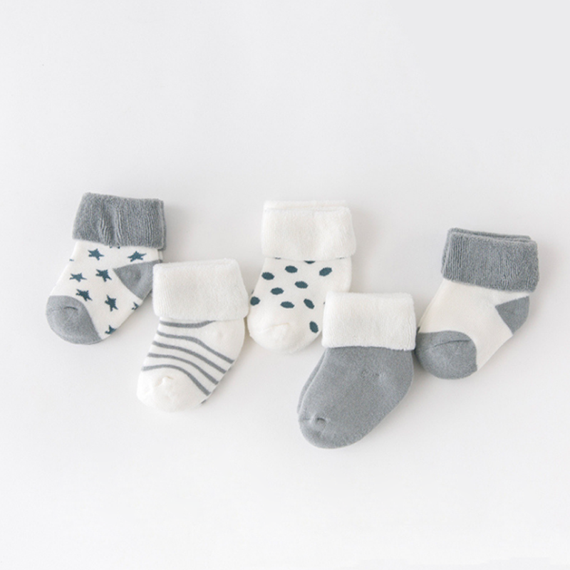 Newborn Baby Boys Girls Thick Warm Foot Socks