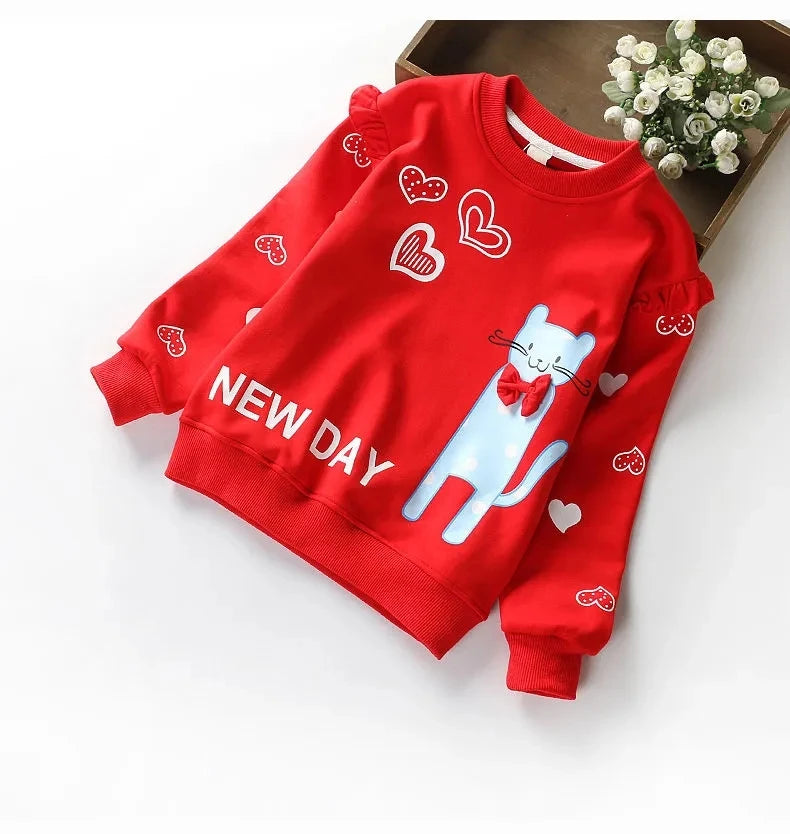 Olivia Girls Bottoming Spring and Autumn Teenagers Children's Long Sleeved