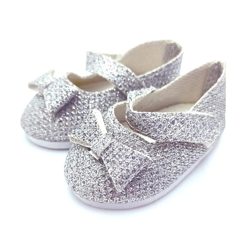 Baby Doll Shoes for 43cm Doll Shoes for 18 Inch Girl Doll Princess Shoes Toy  Accessories