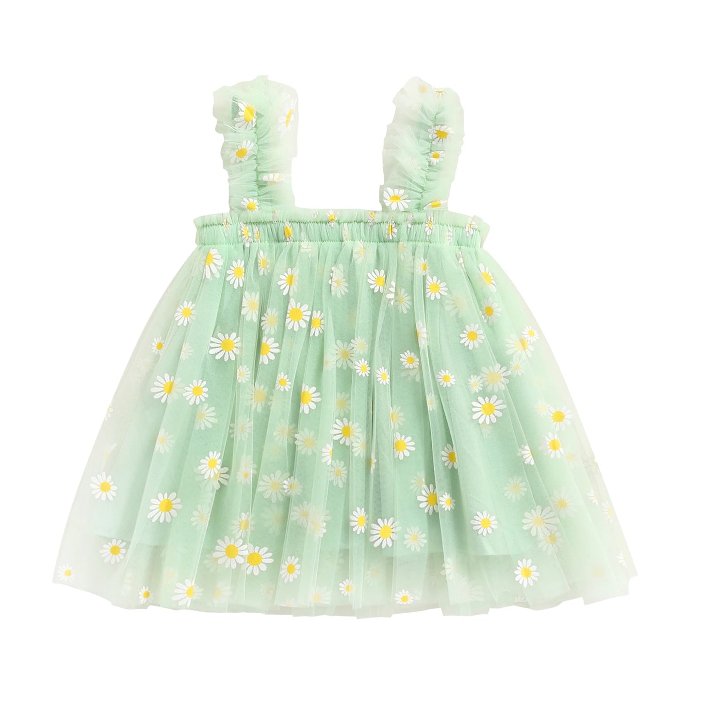 Ella Toddler Girls Summer Princess Dress with Embroidery