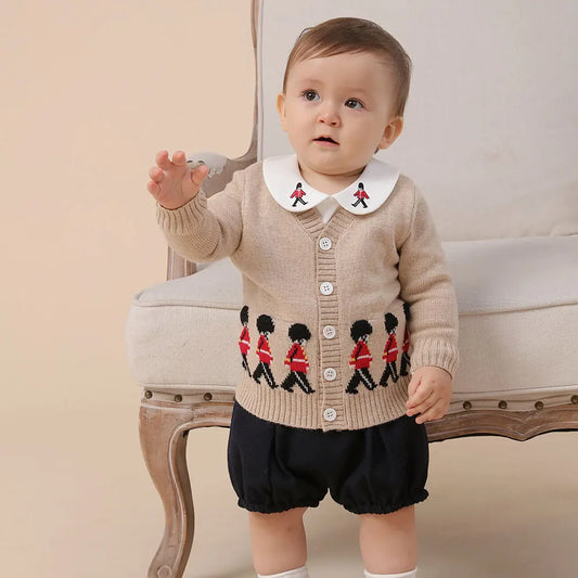 Aldo Coat for Newborn Autumn Knitted Sweater