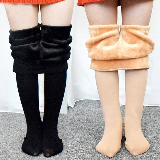 Ailén Winter Fur Girls Leggings