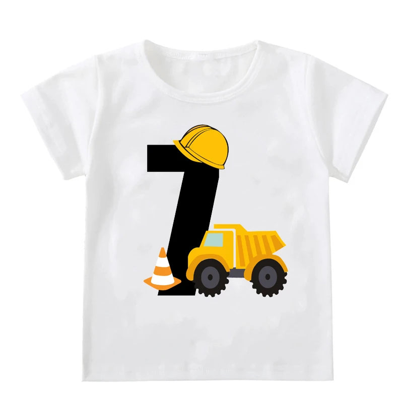Ronald Boys T-shirts Short Sleeve Excavator Tees - GuGuTon baby store - Baby Fashion - Toddlers Outfits - Babies Outfits - Toddler Clothes - Kids Clothing - Newborn Clothes - Newborn Wear - Kids Wear - Trending Clothes - Trending Outfits - Fall Fashion - Winter Fashion - Girls Clothes - Boys Clothes - Babies Wear - Kids Accessories - KidsWear - Summer Clothes - Summer Fashion - Summer Trend - Falls Sweaters - Tops - Bottom - Jeans - Blouse - Dresses - Newborn Dresses - Toys