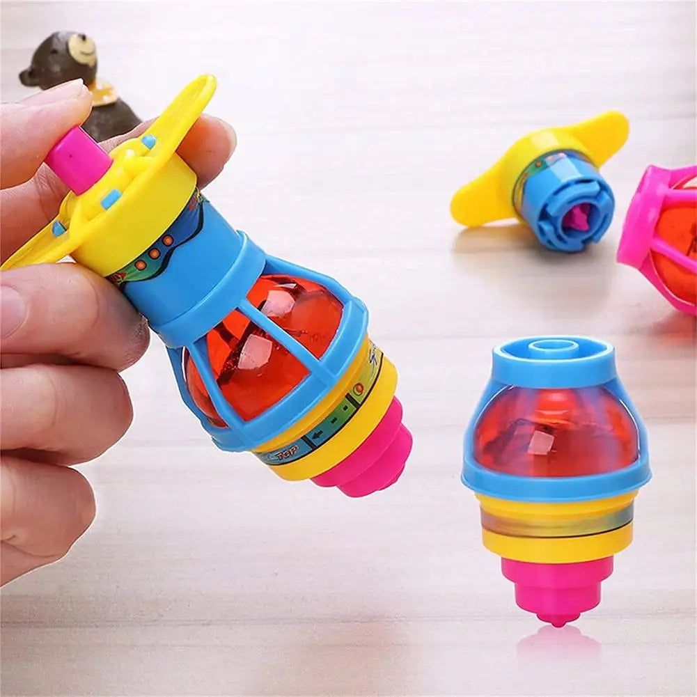 Light Up LED Toys Flashing Spinning Tops With Gyroscope Novelty Bulk Toys Sensory Toys