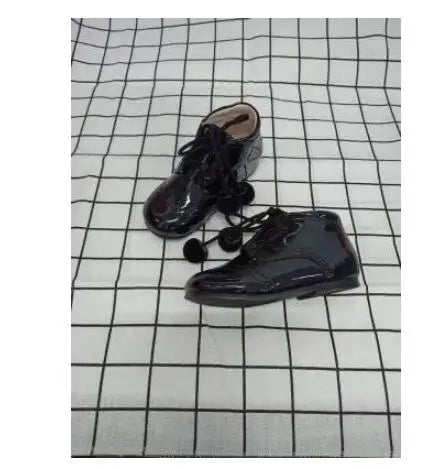 Girls Shoes 2021 Autumn / Winter Baby Toddler Genuine Leather Ankle Boots Girls
