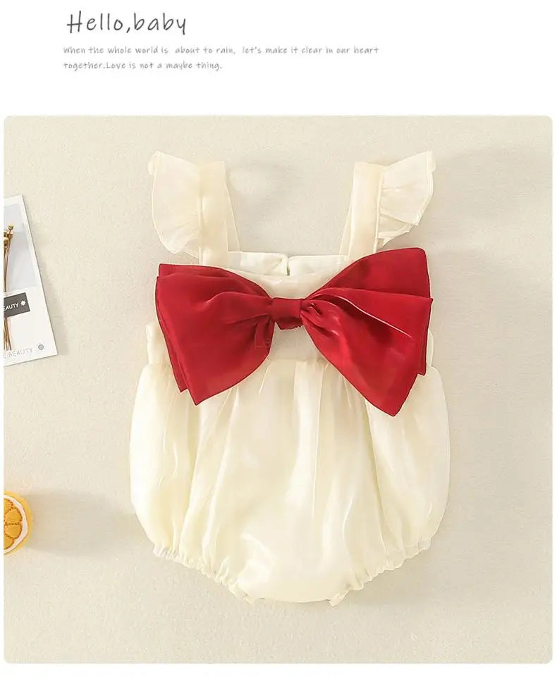 New Baby Girl Dress Summer Child Sweet Princess Infant Twins Party Wedding Children Clothing Birthday Gift Bowknot Bebe Ropa