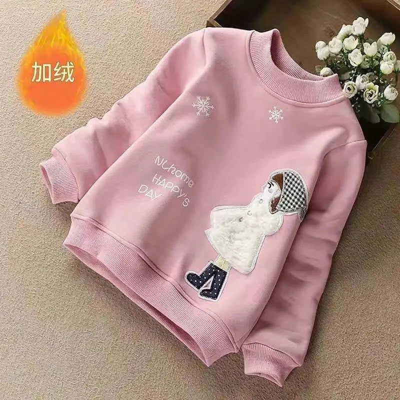 Olivia Girls Bottoming Spring and Autumn Teenagers Children's Long Sleeved - GuGuTon baby store - Baby Fashion - Toddlers Outfits - Babies Outfits - Toddler Clothes - Kids Clothing - Newborn Clothes - Newborn Wear - Kids Wear - Trending Clothes - Trending Outfits - Fall Fashion - Winter Fashion - Girls Clothes - Boys Clothes - Babies Wear - Kids Accessories - KidsWear - Summer Clothes - Summer Fashion - Summer Trend - Falls Sweaters - Tops - Bottom - Jeans - Blouse - Dresses - Newborn Dresses - Toys