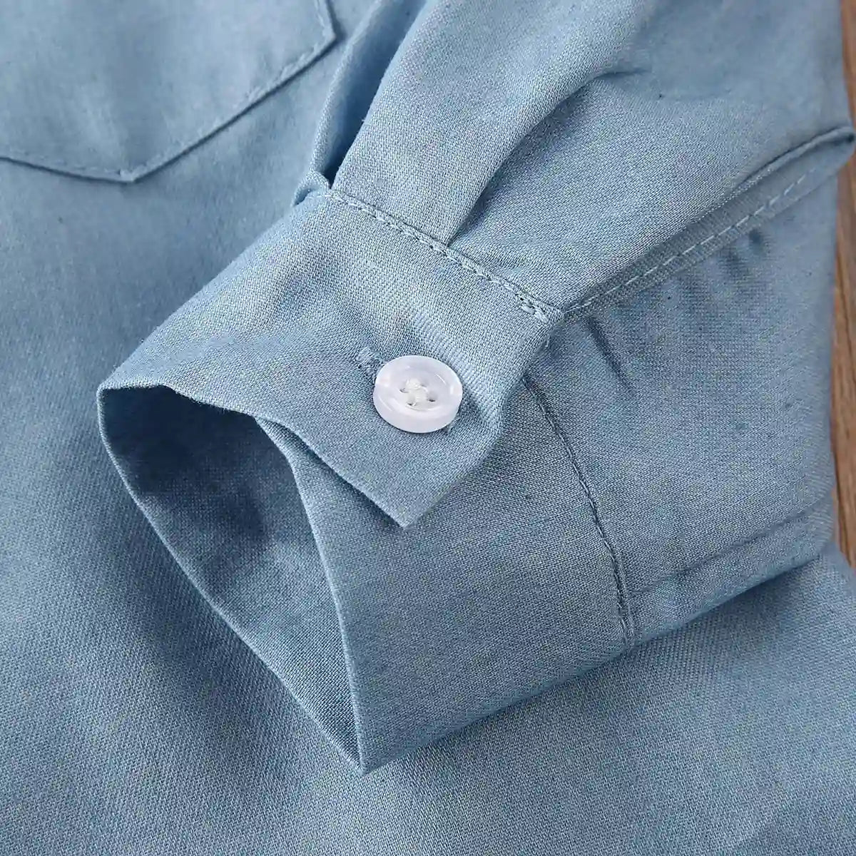 Michelle Citgeett Denim Coat Letters Tops