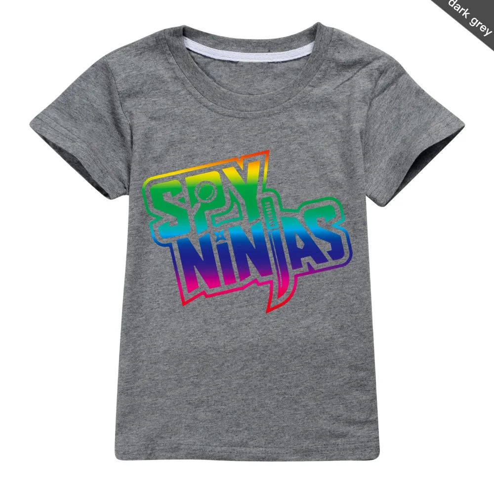 Daniel SPY NINJA Cartoon Casual O-Neck Tees - GuGuTon baby store - Baby Fashion - Toddlers Outfits - Babies Outfits - Toddler Clothes - Kids Clothing - Newborn Clothes - Newborn Wear - Kids Wear - Trending Clothes - Trending Outfits - Fall Fashion - Winter Fashion - Girls Clothes - Boys Clothes - Babies Wear - Kids Accessories - KidsWear - Summer Clothes - Summer Fashion - Summer Trend - Falls Sweaters - Tops - Bottom - Jeans - Blouse - Dresses - Newborn Dresses - Toys