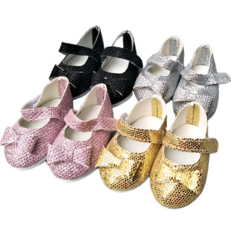 Baby Doll Shoes for 43cm Doll Shoes for 18 Inch Girl Doll Princess Shoes Toy  Accessories