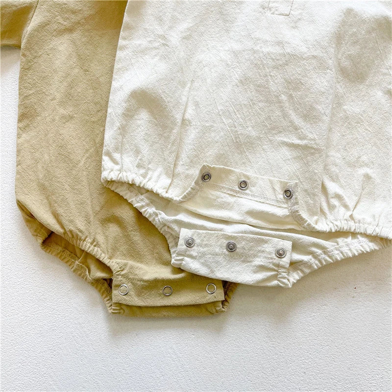 Elena Preppy Style Elegant Romper