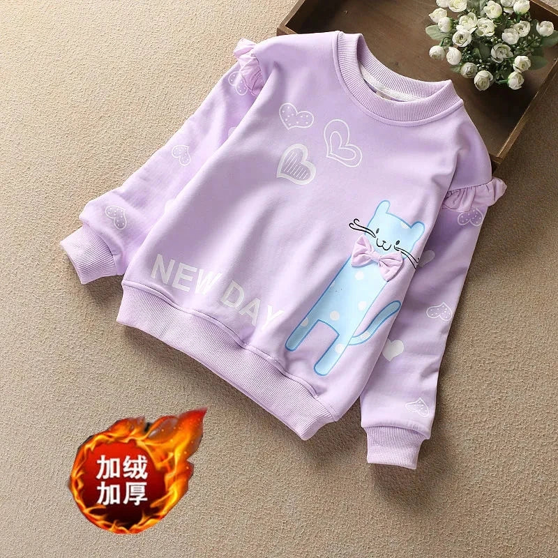 Olivia Girls Bottoming Spring and Autumn Teenagers Children's Long Sleeved - GuGuTon baby store - Baby Fashion - Toddlers Outfits - Babies Outfits - Toddler Clothes - Kids Clothing - Newborn Clothes - Newborn Wear - Kids Wear - Trending Clothes - Trending Outfits - Fall Fashion - Winter Fashion - Girls Clothes - Boys Clothes - Babies Wear - Kids Accessories - KidsWear - Summer Clothes - Summer Fashion - Summer Trend - Falls Sweaters - Tops - Bottom - Jeans - Blouse - Dresses - Newborn Dresses - Toys