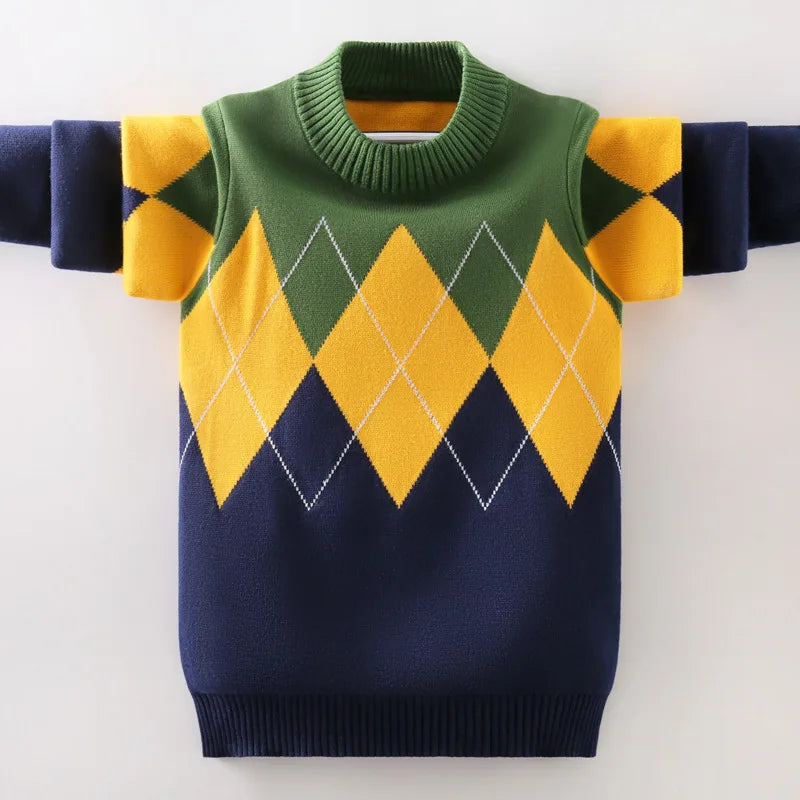 Francisco Diamond Pattern Sweater - GuGuTon baby store - Baby Fashion - Toddlers Outfits - Babies Outfits - Toddler Clothes - Kids Clothing - Newborn Clothes - Newborn Wear - Kids Wear - Trending Clothes - Trending Outfits - Fall Fashion - Winter Fashion - Girls Clothes - Boys Clothes - Babies Wear - Kids Accessories - KidsWear - Summer Clothes - Summer Fashion - Summer Trend - Falls Sweaters - Tops - Bottom - Jeans - Blouse - Dresses - Newborn Dresses - Toys