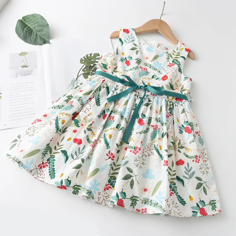 Bear Leader Floral Girls Dress Floral Kids Dresses Girls Princess Dress