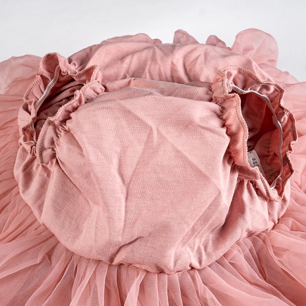 Baby Girls Tulle Tutu Bloomers Infant Newborn Diapers Cover 2pcs Short Skirts+Headband Set