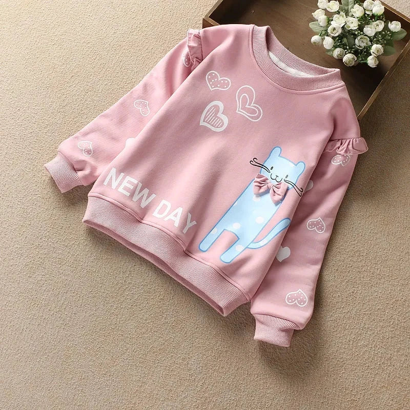 Olivia Girls Bottoming Spring and Autumn Teenagers Children's Long Sleeved