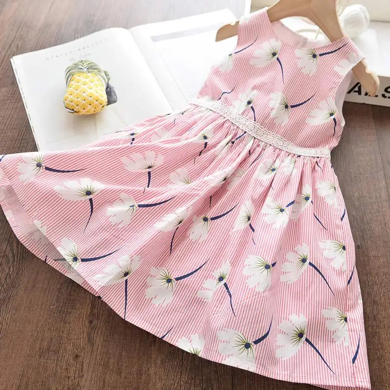 Bear Leader Floral Girls Dress Floral Kids Dresses Girls Princess Dress