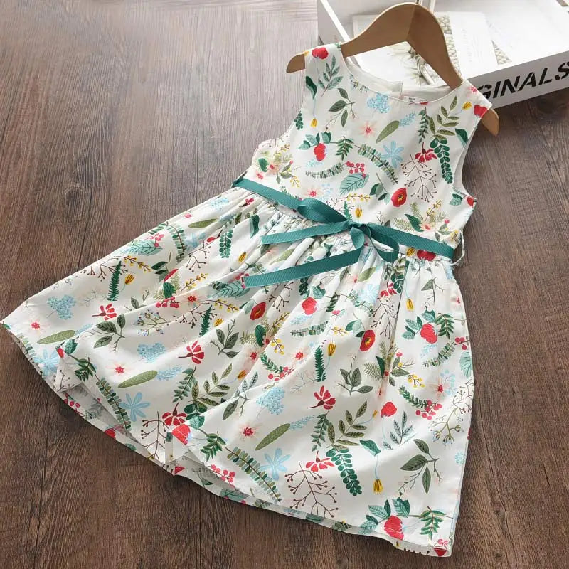 Bear Leader Floral Girls Dress Floral Kids Dresses Girls Princess Dress