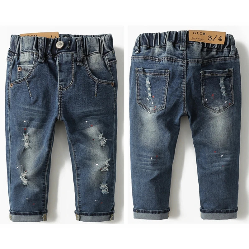 David Kids Jeans Children Pants Baby Boys Denim Trousers Infant