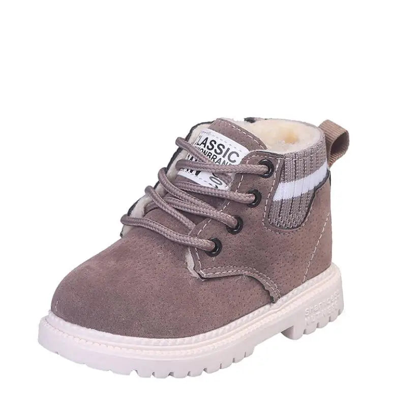 Children Casual Shoes Autumn Winter Boots Boys Shoes Fashion Leather Shoes