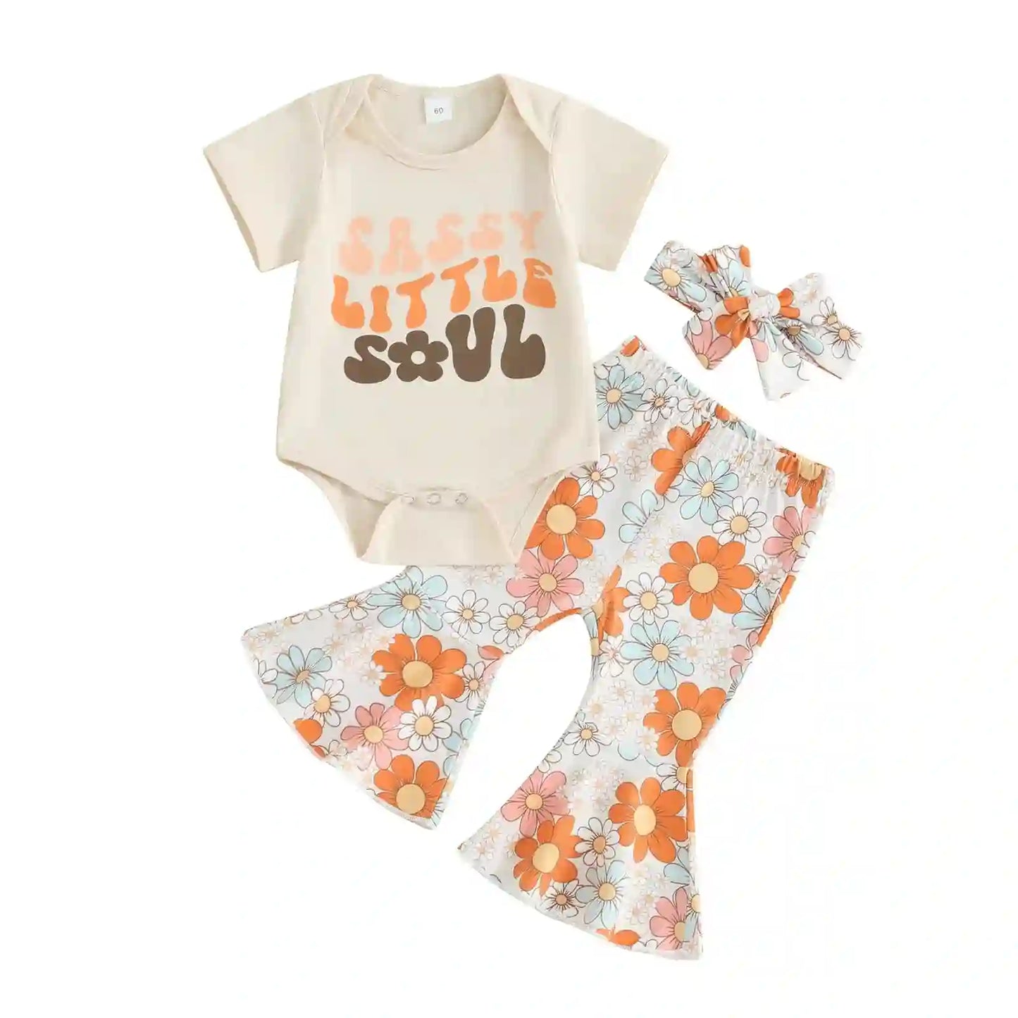 Newborn Baby Girl Summer Outfits Set