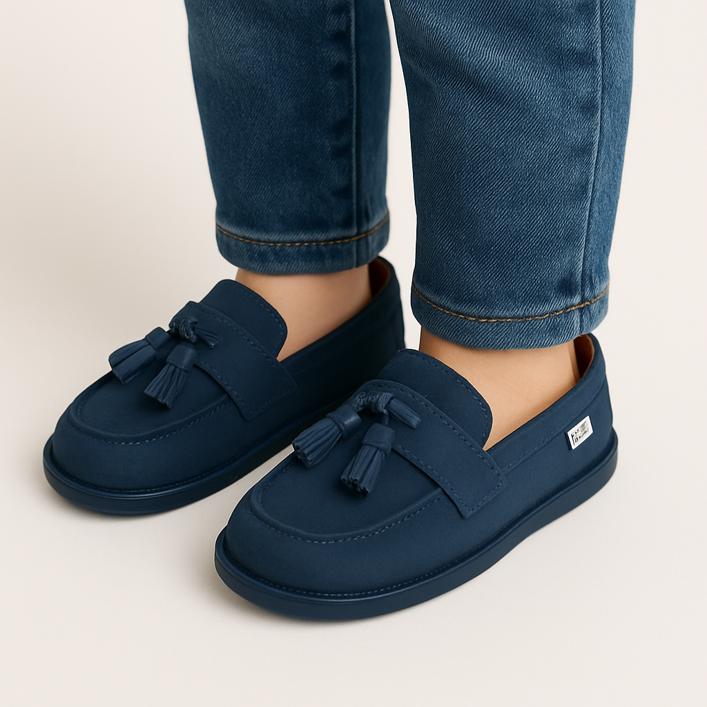 Moccasin with Tassels | Slip-On Dress Shoes for Toddlers - GuGuTon baby store - Baby Fashion - Toddlers Outfits - Babies Outfits - Toddler Clothes - Kids Clothing - Newborn Clothes - Newborn Wear - Kids Wear - Trending Clothes - Trending Outfits - Fall Fashion - Winter Fashion - Girls Clothes - Boys Clothes - Babies Wear - Kids Accessories - KidsWear - Summer Clothes - Summer Fashion - Summer Trend - Falls Sweaters - Tops - Bottom - Jeans - Blouse - Dresses - Newborn Dresses - Toys