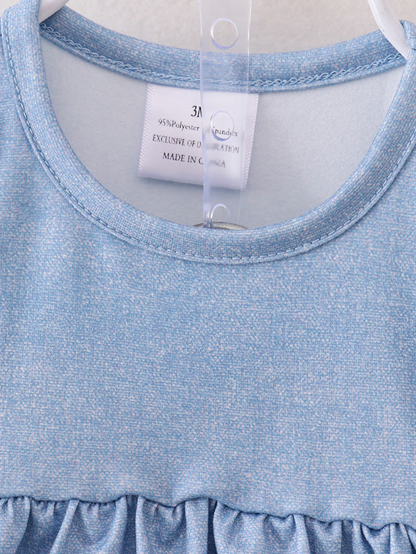 Minei Baby Girls Farm Short Set