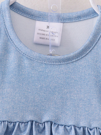 Minei Baby Girls Farm Short Set