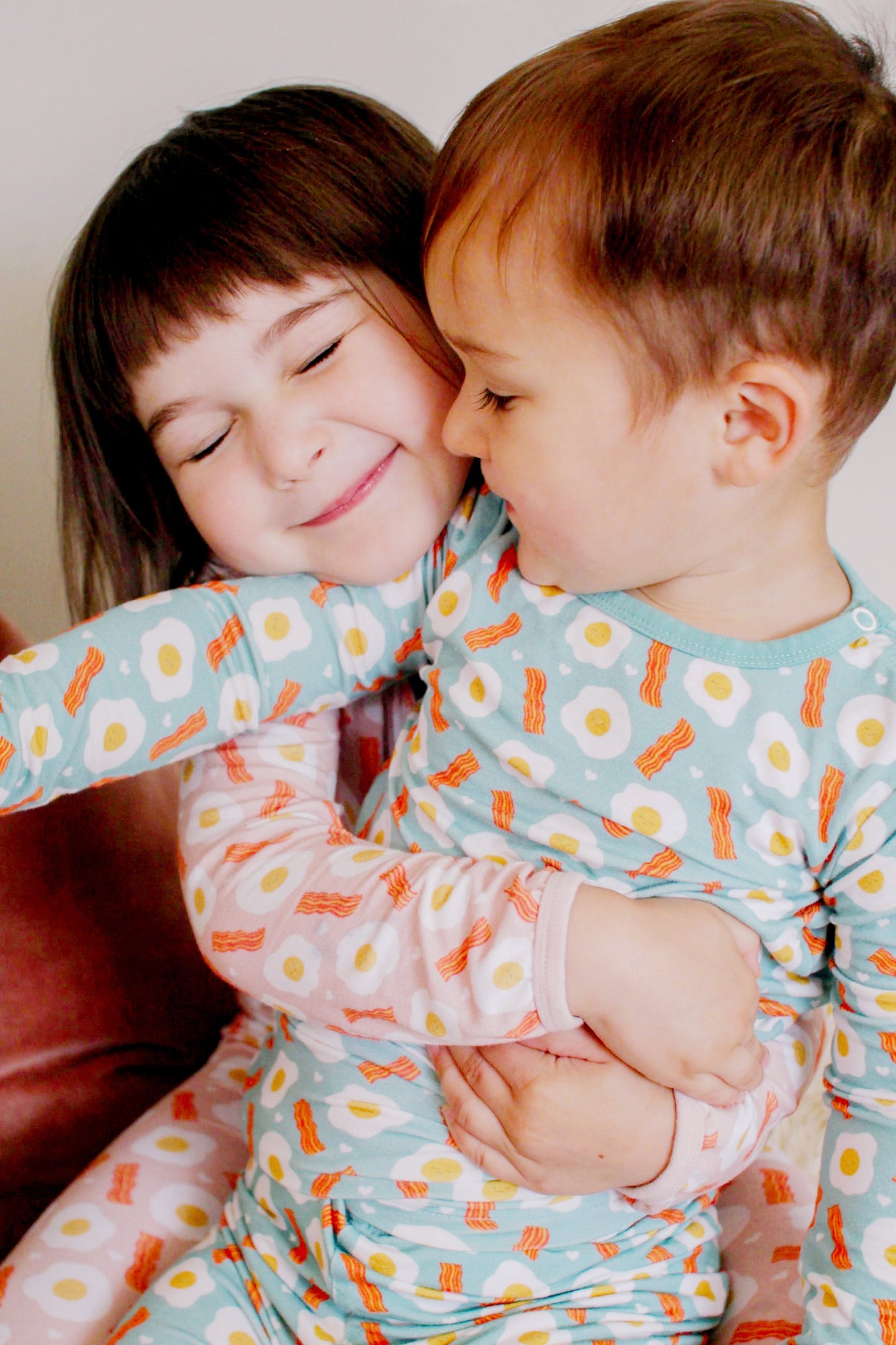 Baron Long Sleeve Pajama Set - Bacon & Eggs Haze