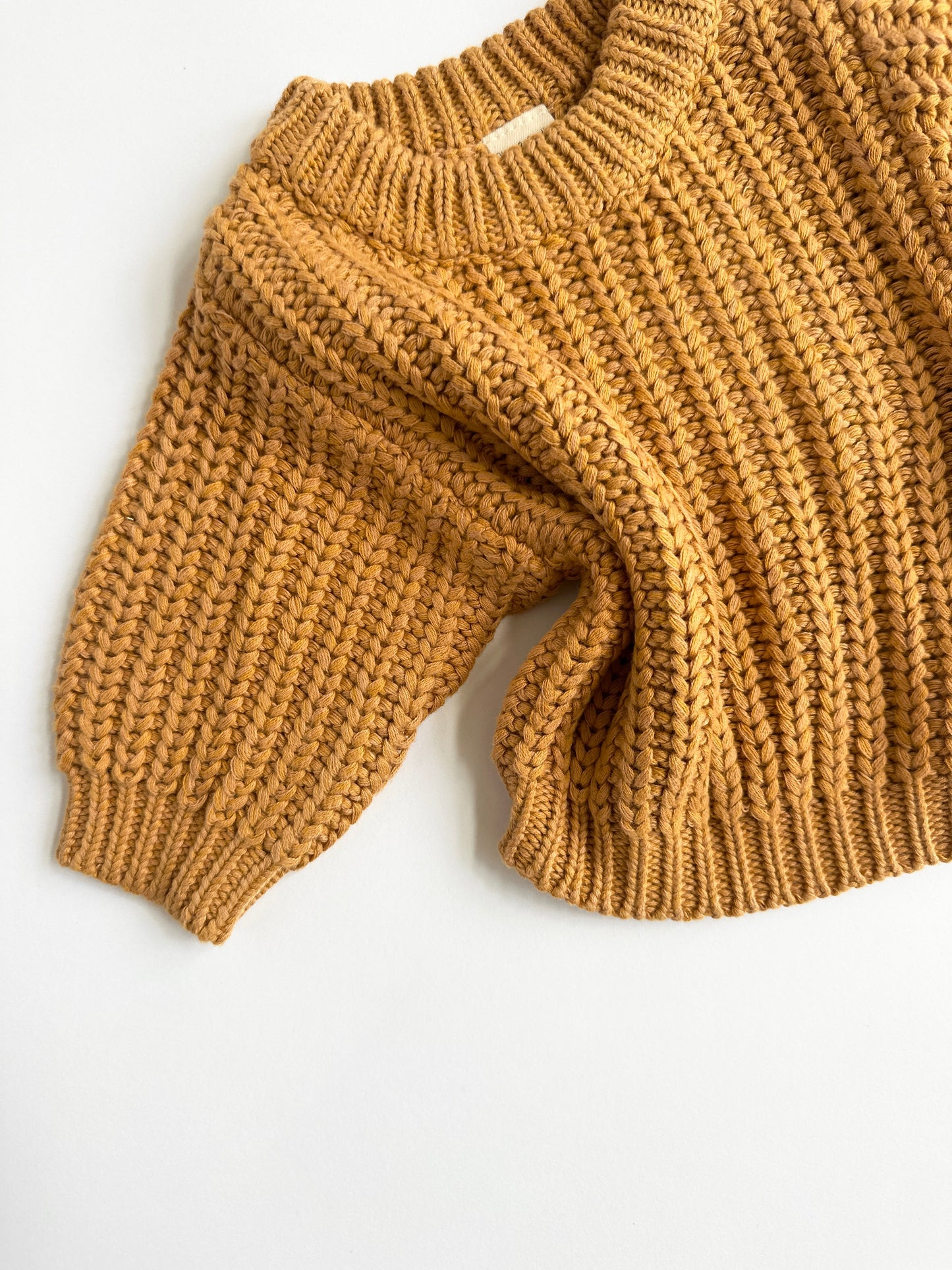 Baby Chunky Knit Braided Sweater | Pastels