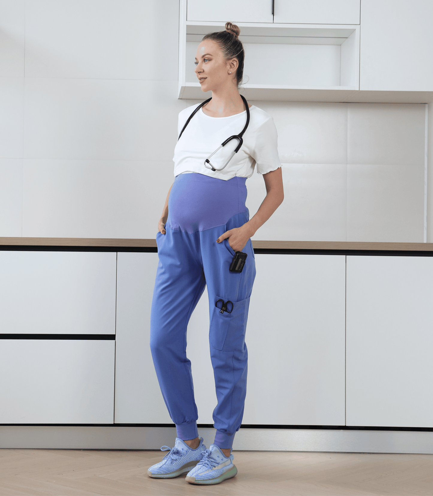 Yojairis Mae Maternity Scrub Jogger Pants