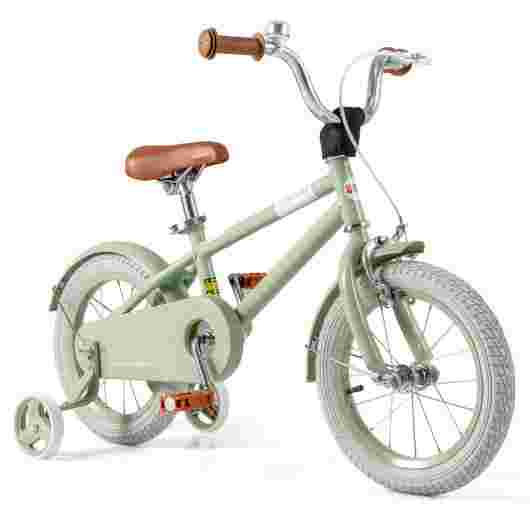 Kids Adjustable Bike with Dual Brake System - Green