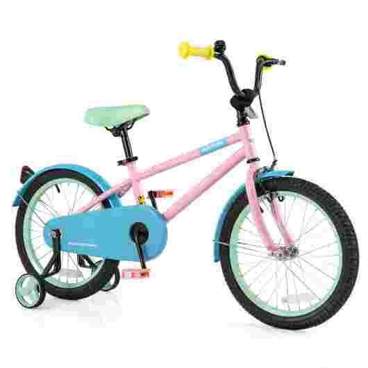 18-Inch Kids Bike with Adjustable Saddle & Handlebar