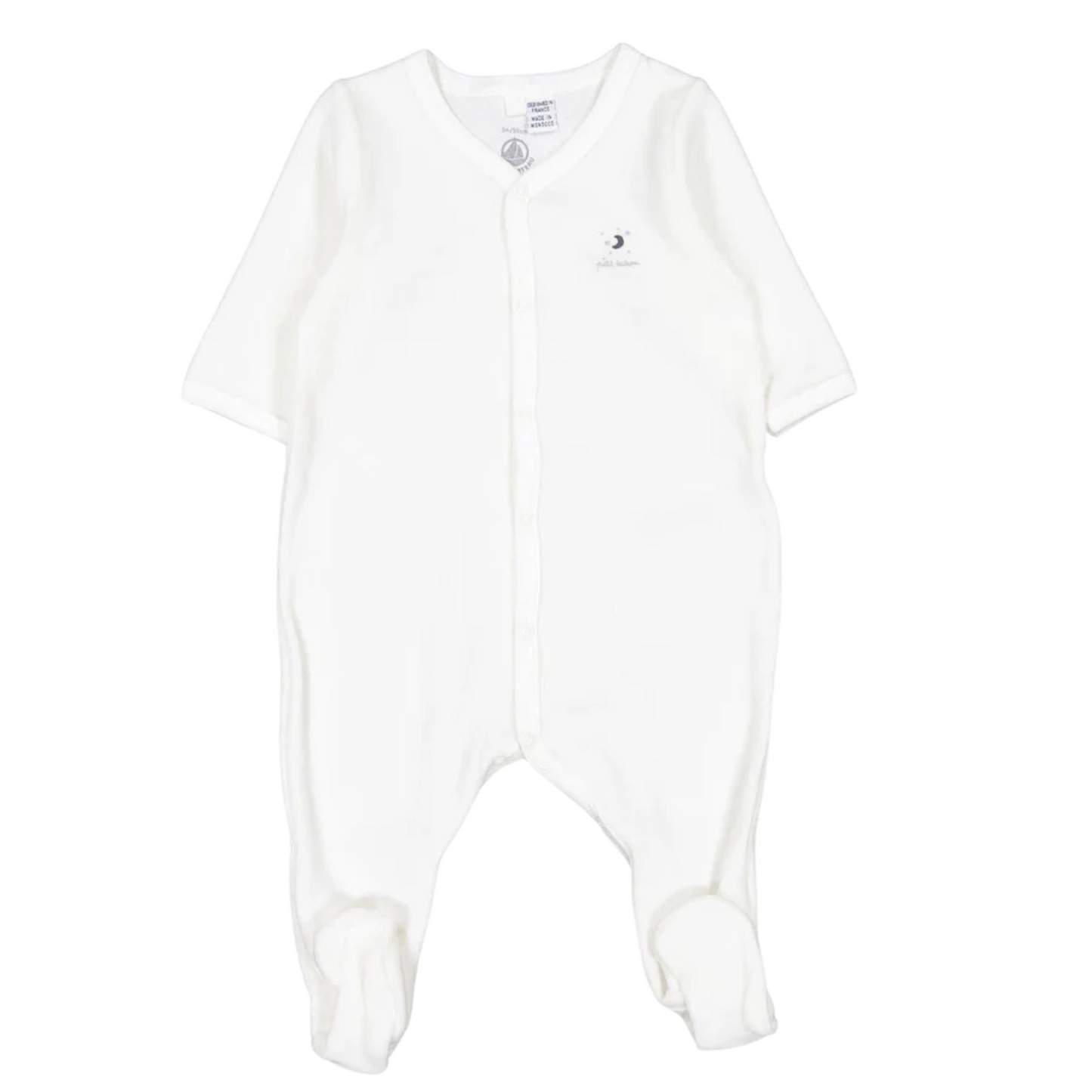 Archer Petit Bateau Velour Footies x2 - GuGuTon baby store - Baby Fashion - Toddlers Outfits - Babies Outfits - Toddler Clothes - Kids Clothing - Newborn Clothes - Newborn Wear - Kids Wear - Trending Clothes - Trending Outfits - Fall Fashion - Winter Fashion - Girls Clothes - Boys Clothes - Babies Wear - Kids Accessories - KidsWear - Summer Clothes - Summer Fashion - Summer Trend - Falls Sweaters - Tops - Bottom - Jeans - Blouse - Dresses - Newborn Dresses - Toys