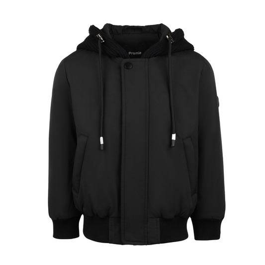 Anthony Hooded Black Winter Jacket