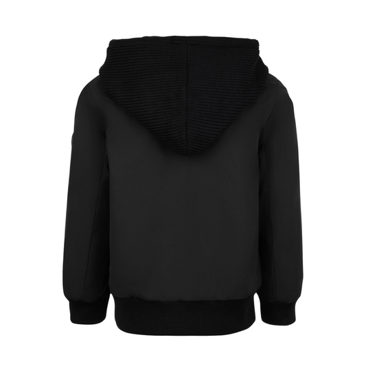 Anthony Hooded Black Winter Jacket