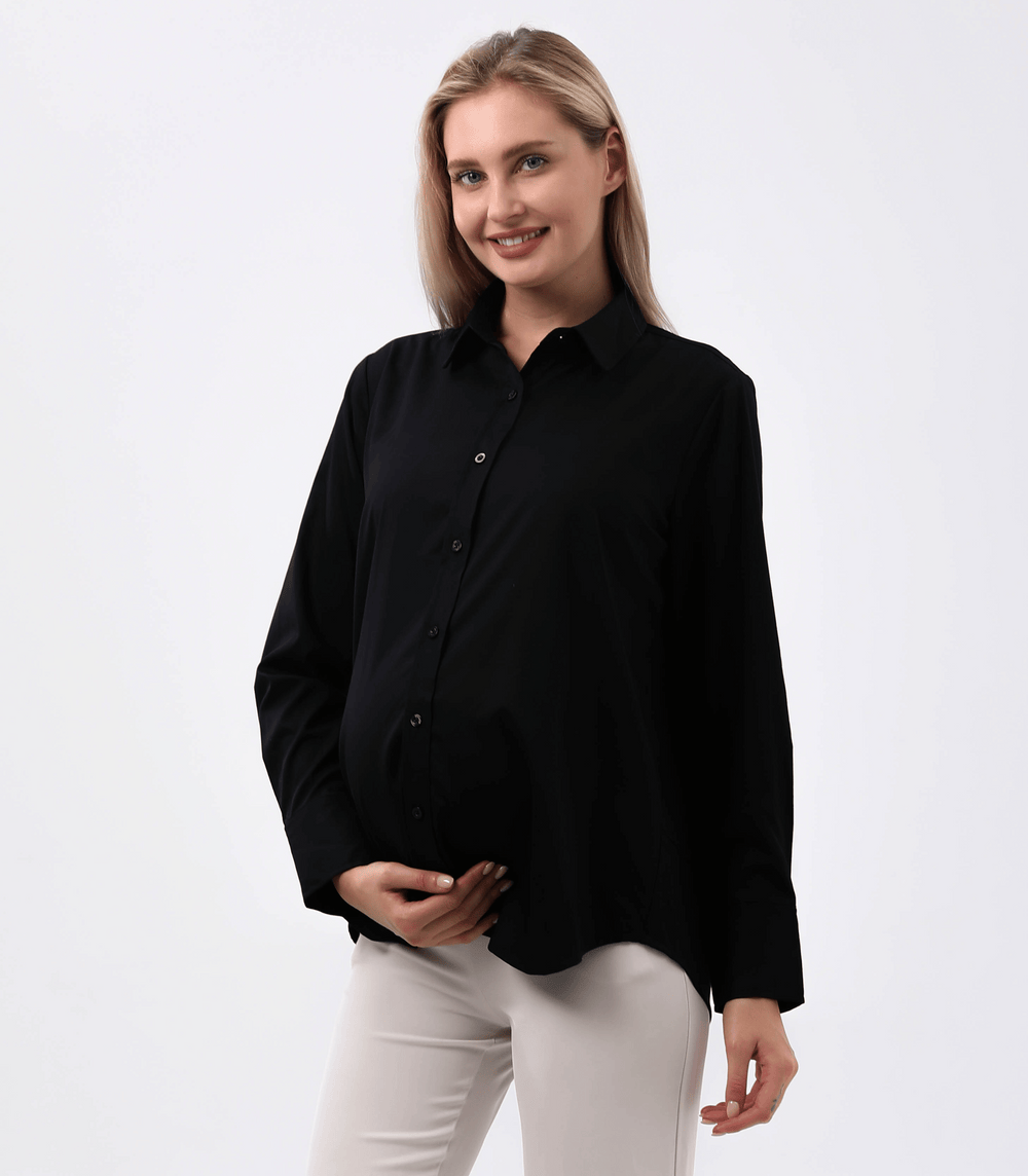 Alianna Classic Button Down Maternity Shirt