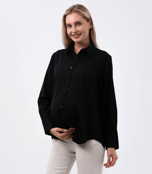 Alianna Classic Button Down Maternity Shirt