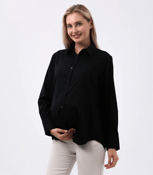 Alianna Classic Button Down Maternity Shirt