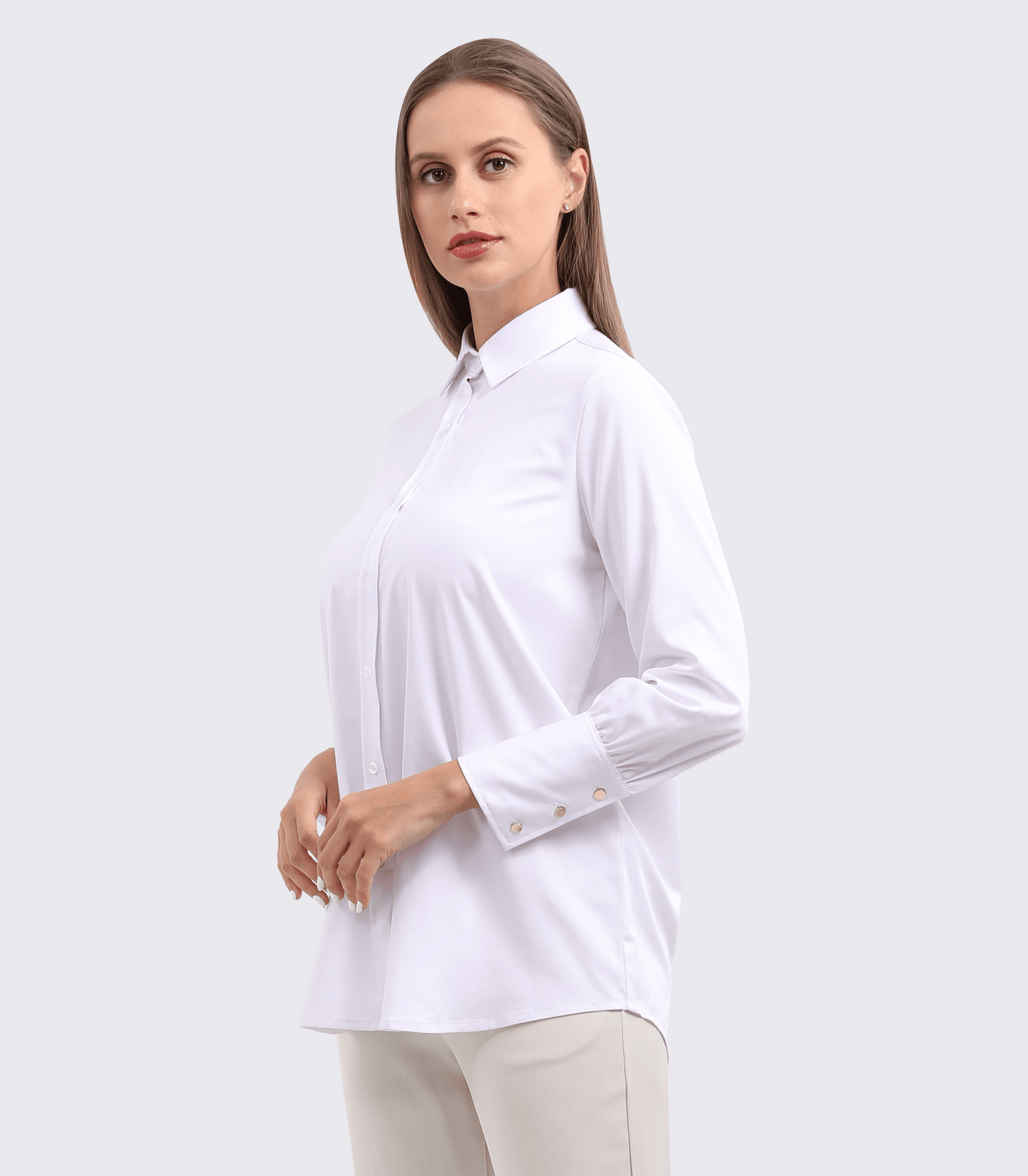 Alianna Classic Button Down Maternity Shirt