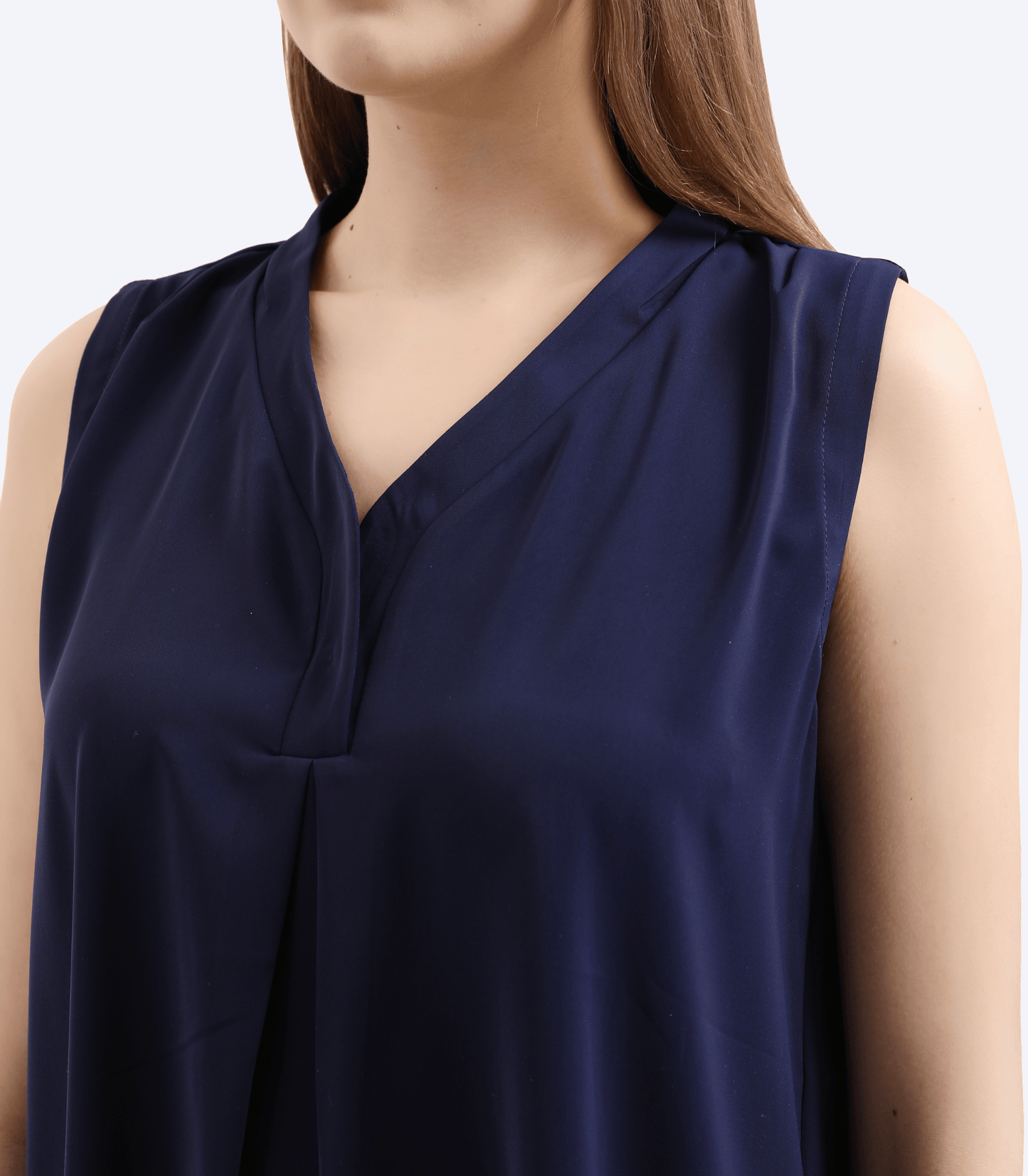 Zoila Pleat Front V-Neck Maternity Outwear