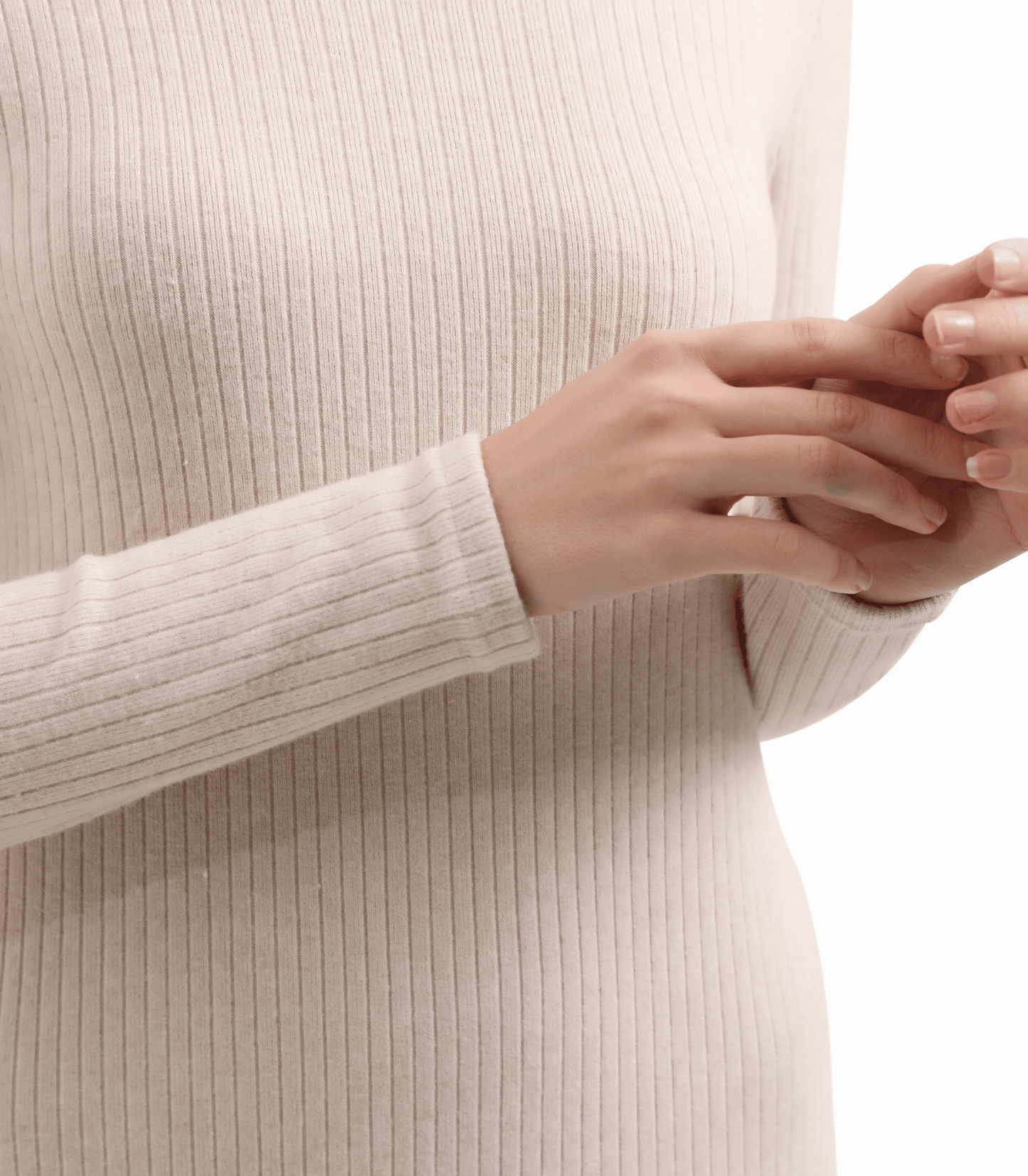Celia Turtleneck Fitted Maternity Maxi Sweater Dress