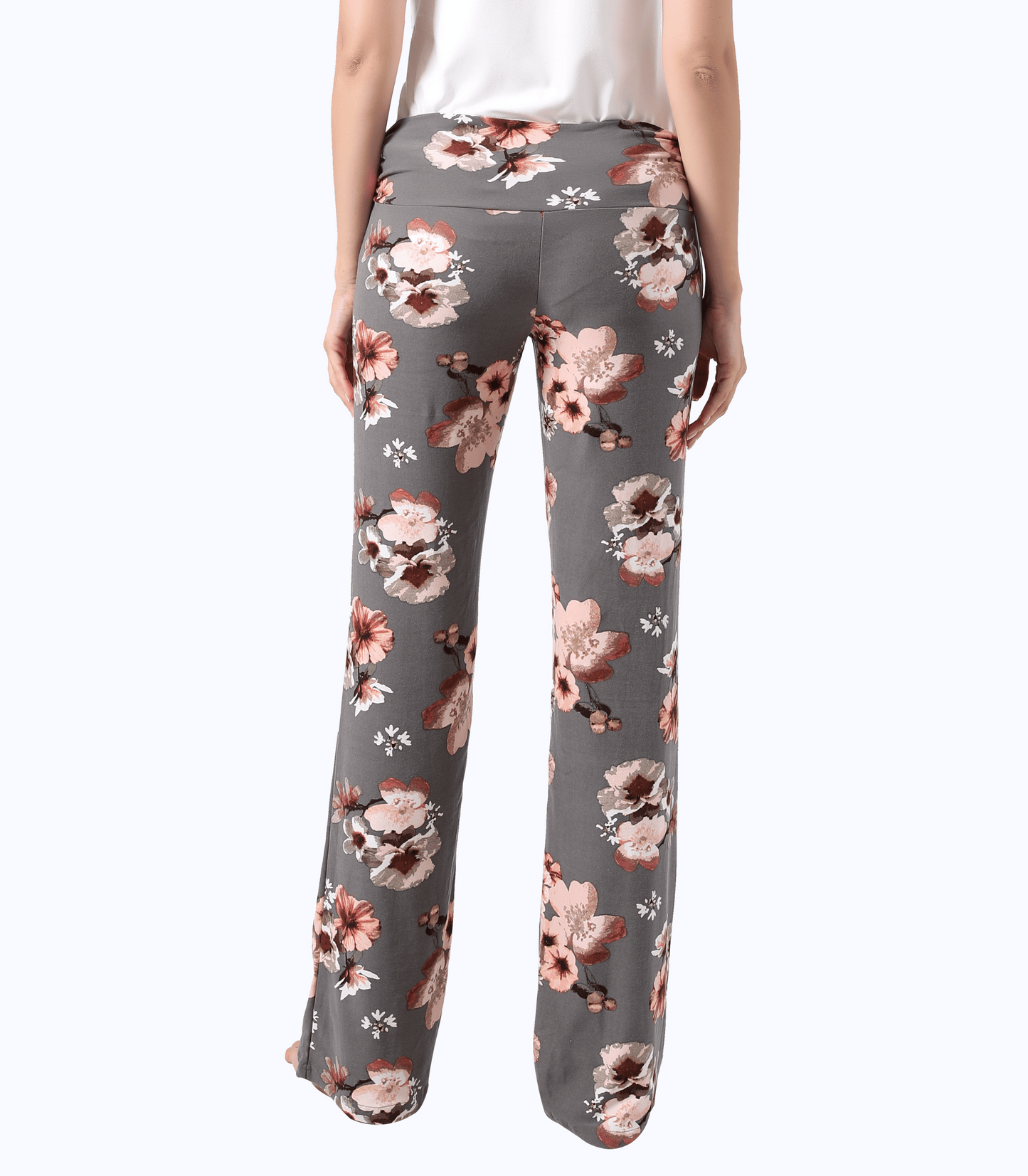 Bianca Below Bump Maternity Postpartum Pajama Pants (Floral)