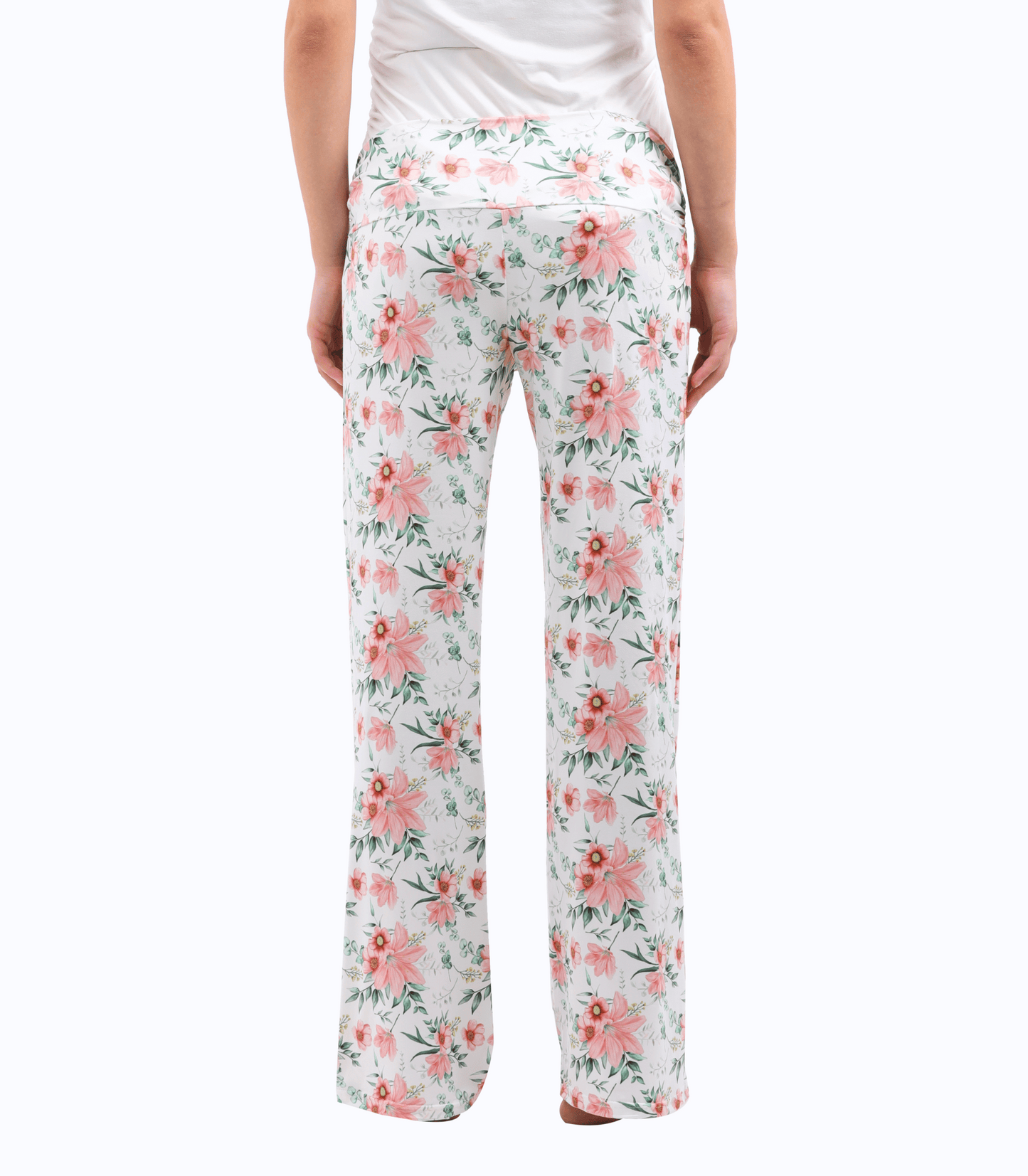 Bianca Below Bump Maternity Postpartum Pajama Pants (Floral)