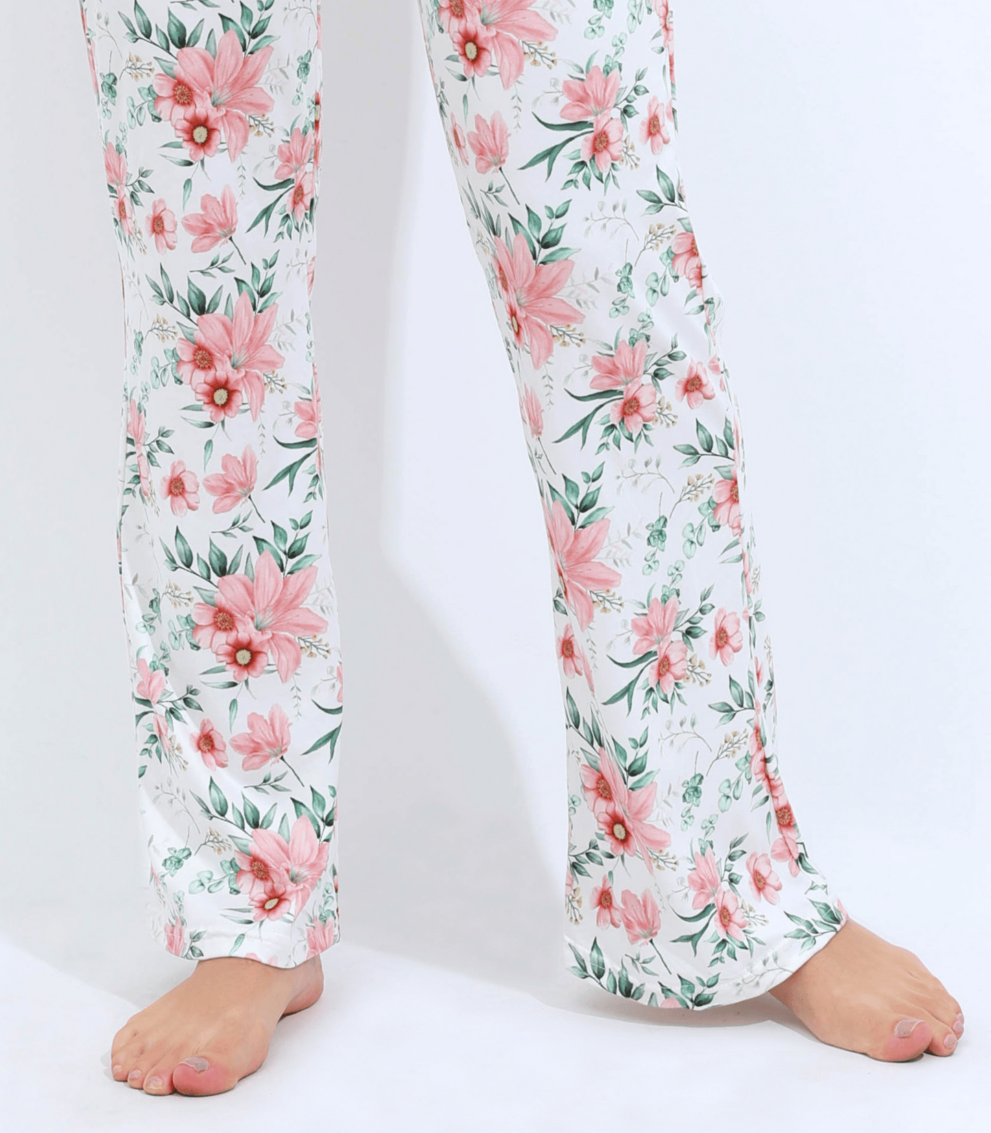 Bianca Below Bump Maternity Postpartum Pajama Pants (Floral)