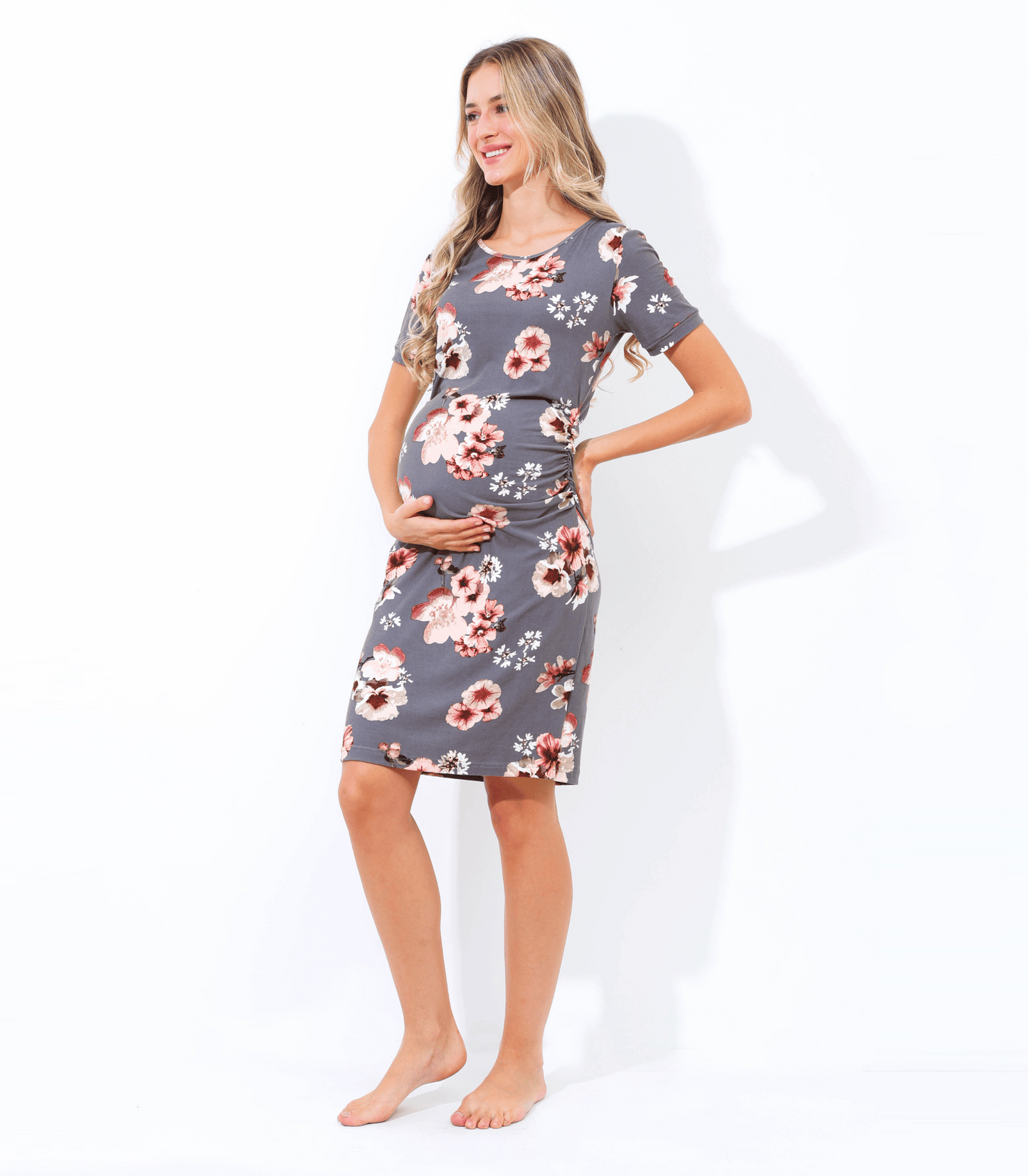 Kenia Ribbed Maternity Dress