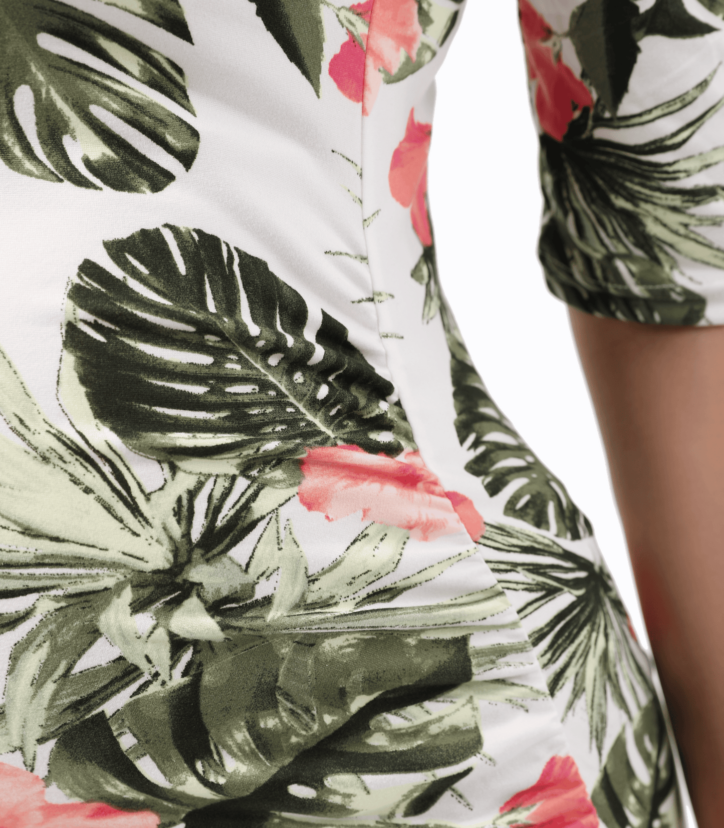 Sonia Floral Cold Shoulder Fitted Dress